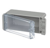 Bopla B 180809 PC-V0-G 7035 (96024135) - universal enclosure with crystal-clear lid (191 x 80 x 90 mm)