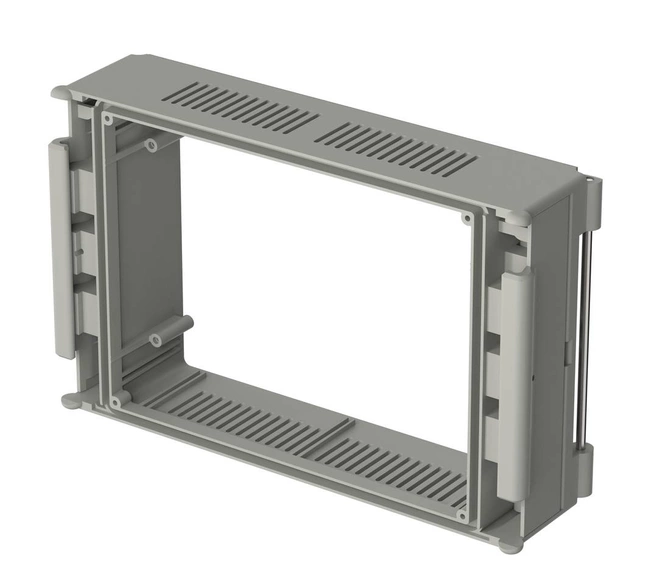 Bopla BC 6000 L-0,5 (79001400) - basic element 0.5 (51.51 mm deep) with air vents CombiCard 5000-7000 enclosure (226 x 146 x 51 mm, 3U 30HP)