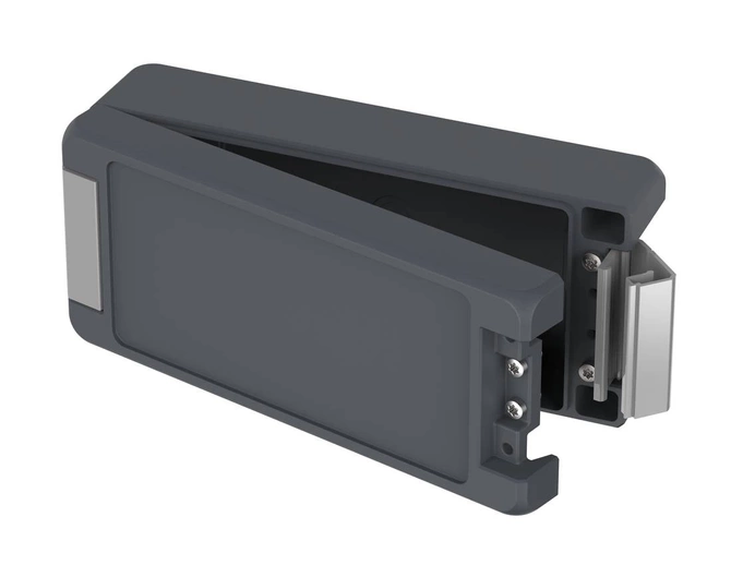 Bopla BA 180806 F SIL-7024 (00124124.SIL) - aluminum enclosure with a recess in the cover and silicone lid seal (199 x 86 x 60 mm)