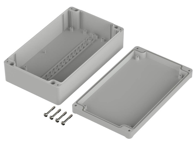 Bopla ET 214 F-LP (63214400) - ABS enclosure with a recess in the lid (200 x 120 x 57 mm)