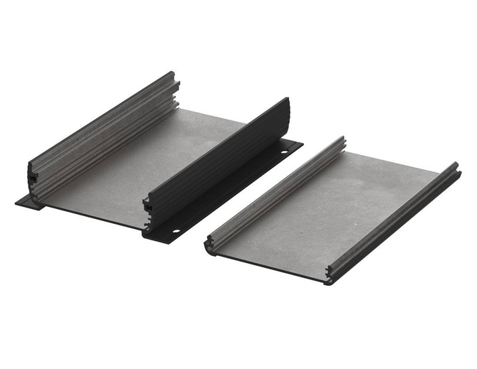BOPLA ABPH 800-0150 WL (84308150) - aluminium profile, horizontally-divided with wall brackets(82 x 32 x 150 mm)