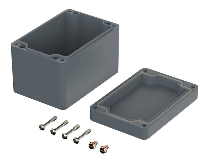 Bopla P 324 (04324000) - polyester enclosure with neoprene gasket (110 x 75 x 75.5 mm)