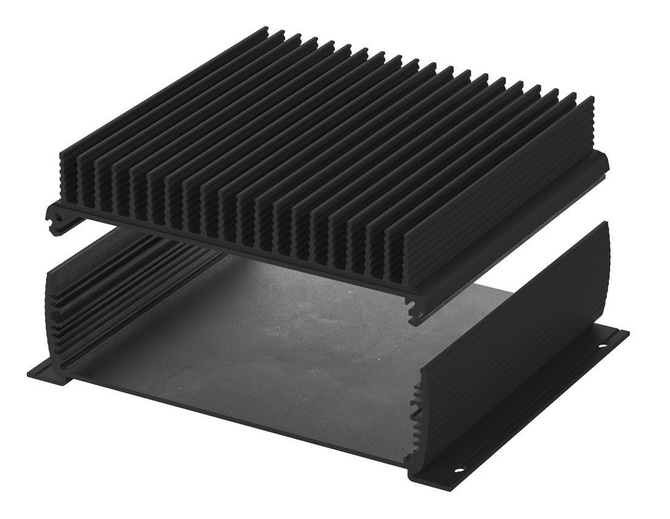 BOPLA ABPH 1600-0150 KWL (84416150) - profil aluminiowy półotwarty do montażu naściennego z radiatorem (169 x 52 x 150 mm)