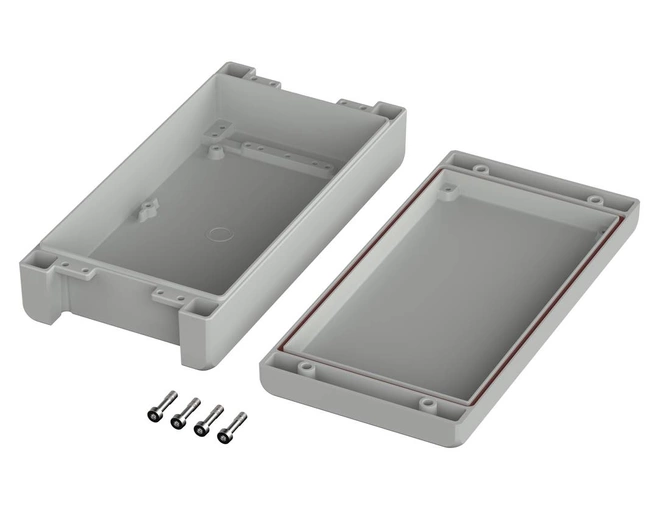 Bopla BA-S 241306 F SIL-7035 (00165225.SIL) - enclosure with membrane lid, screwed (259 x 128 x 60 mm)