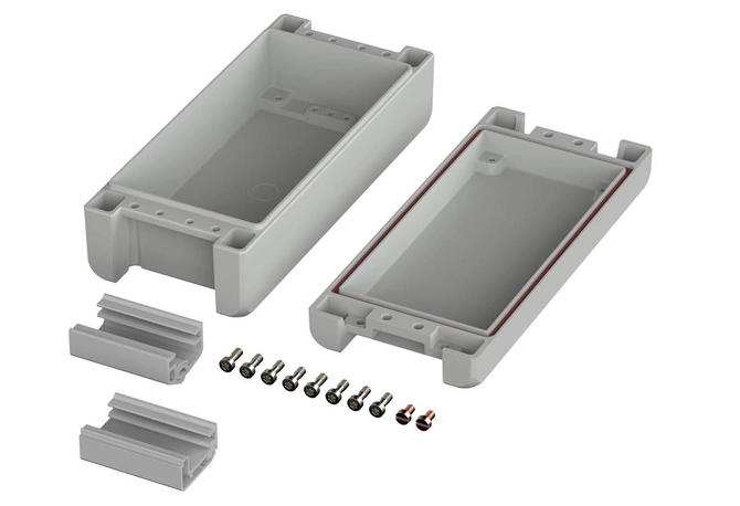 Bopla BA 180806 SIL-7035 (00114125.SIL) - enclosure with silicon lid, hinged (199 x 86 x 60 mm)