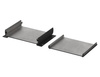 BOPLA ABPH 1300-0100 WL (84313100) - aluminium profile, horizontally-divided with wall brackets(138 x 34 x 100 mm)
