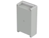 Bopla BA 281709 F SIL-7035 (00126335.SIL) - aluminum enclosure with a recess in the cover and silicone lid seal (299 x 173 x 90 mm)