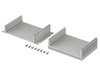 Bopla F 1048-80 KWL (97418080) - aluminium profile with wall brackets and radiator (105 x 48 x 80 mm)