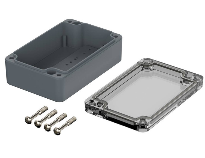 Bopla PK 102 G (38102020) - polyester enclosure with transparent cover (98 x 64 x 34 mm)