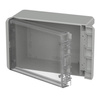 Bopla B 181309 PC-V0-G 7035 (96024235) - universal enclosure with crystal-clear lid (191 x 125 x 90 mm)