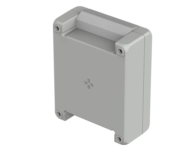 Bopla BA 141306 F-7035 (00123225) - obudowa aluminiowa z wgłębieniem w pokrywie z uszczelką neoprenową (159 x 128 x 60 mm)