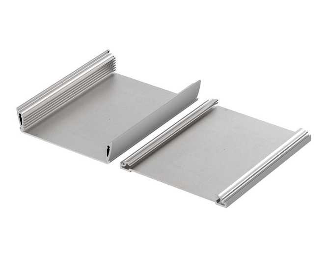 Bopla ASPH 1230-0150 9006 (94231150) - enclosure profiles, horizontally-divided (121 x 32.8 x 150 mm)