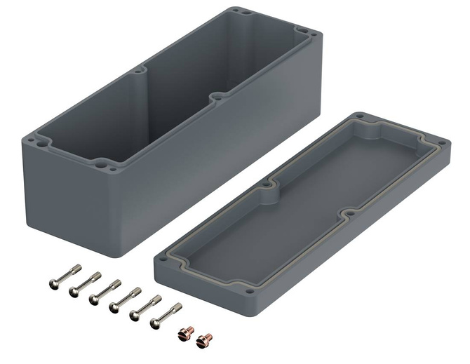 Bopla P 327 (04327000) - polyester enclosure with neoprene gasket (230 x 75 x 75.5 mm)