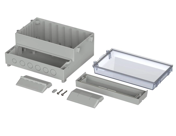 Bopla RCPM 2000 (41201309) - RegloCard-Plus enclosure with crystal-clear lid (213 x 185 x 104.5 mm)