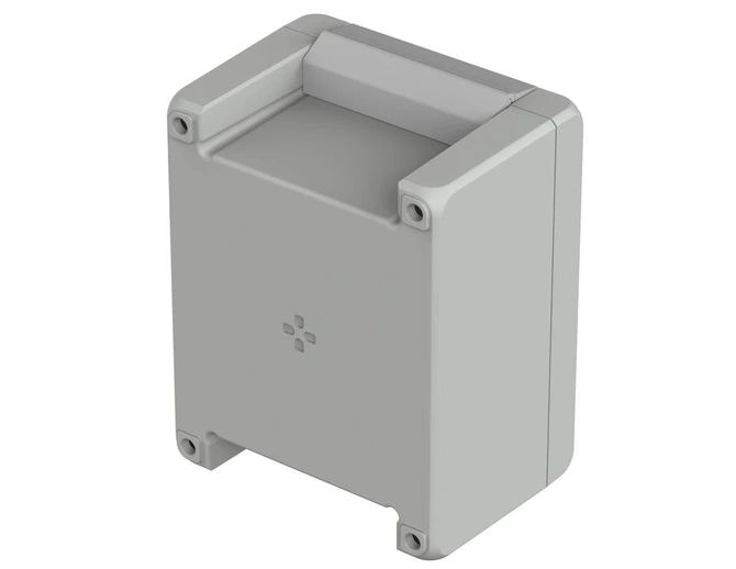 Bopla BA 141309 F SIL-7035 (00123235.SIL) - aluminum enclosure with a recess in the cover and silicone lid seal (159 x 128 x 90 mm)