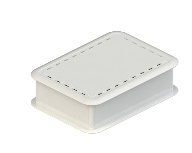 Teko - TEK-B series (TEK-SBC.40) - universal enclosure in white (100,8 x 73,7 x 29,25 mm)