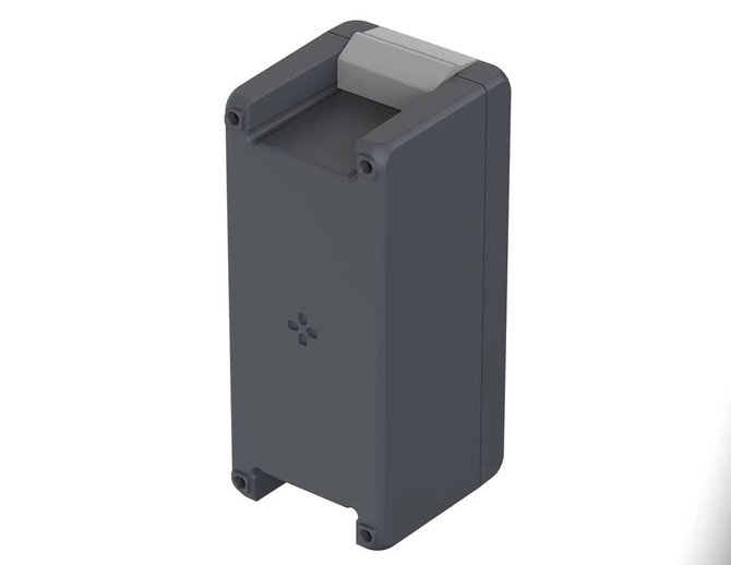 Bopla BA 180809 F-7024 (00124134) - aluminum enclosure with a recess in the cover and with neoprene seal (199 x 86 x 90 mm)