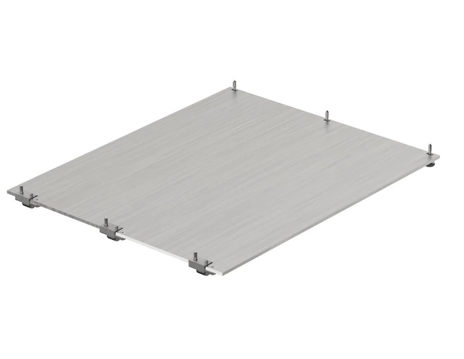 Bopla TF/M 642-EMV-K (86842067) - panel składany EMC przedni 3U/6U od frontu z anodowanego aluminium , od tyłu nieanodowanego (colour-passivated on rear), o rozmiarze 6U 42HP