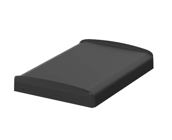 Bopla BOV 1209_ FG 9005 D 9005 (48412255) - BoVersa black plastic lid with full black design cover (125 x 88 x 19 mm)
