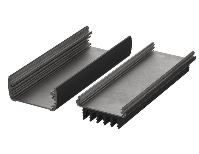 BOPLA ABPH 600-0150 K (84506150) - aluminium profile, horizontally-divided with radiator (57 x 32 x 150 mm)