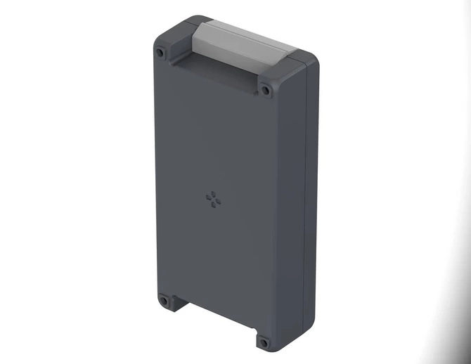 Bopla BA 241306 F SIL-7024 (00125224.SIL) - aluminum enclosure with a recess in the cover and silicone lid seal (259 x 128 x 60 mm)
