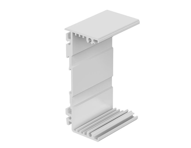 Bopla ARPG 75/31-52,5 (87030525) - split profile of the Alurail enclosure base (25.5 x 75 x 42.5 mm)