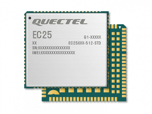 Quectel EC25-EM 4+2 - moduł LTE