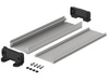 BOPLA ELPH 620-0200 DW (83626200.S7) - aluminium profile horizontally-divided (57,5 x 22 x 200 mm)