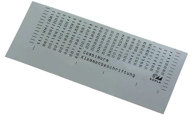 Bopla AK-BS (66000100) - self-adhesive terminal identification strip