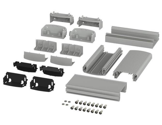 Bopla AP 102040 (64312040) - Aluplan aluminum profiles (278 x 478 x 100 mm)