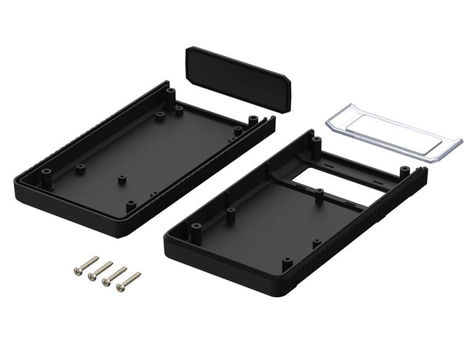 Bopla BOS 753-9005 (34753000) - hand-held enclosure with panoramic display screen (157 x 84 x 30 mm)