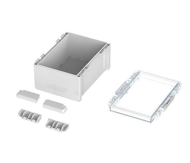 Bopla B 233016 PC-V0-G 7035 (96028575) - universal enclosure with crystal-clear lid (239 x 300 x 160 mm)