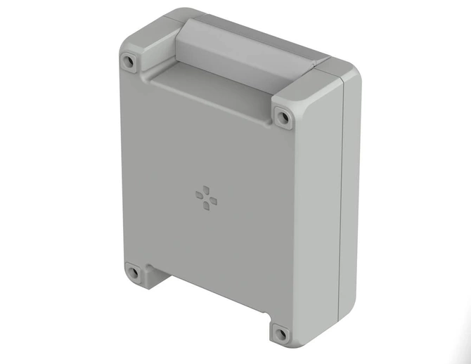 Bopla BA 141306 F SIL-7035 (00123225.SIL) - aluminum enclosure with a recess in the cover and silicone lid seal (159 x 128 x 60 mm)