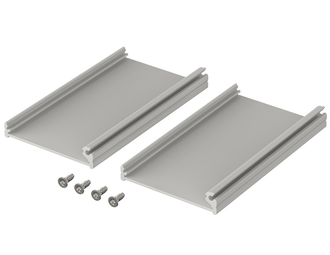 Bopla F 516-100 (97151100) - aluminium profile (55.3 x 16.4 x 100 mm)