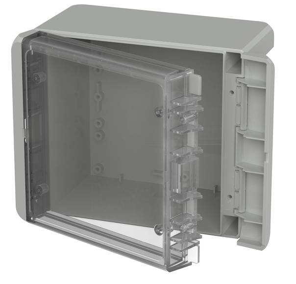 Bopla B 141309 PC-V0-G 7035 (96023235) - obudowa uniwersalna z przezroczystą pokrywą (151 x 125 x 90 mm)