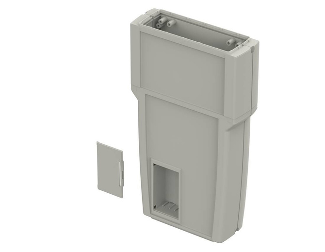 Bopla ART 865 F with BE 30 (34186581) - obudowa z wgłębieniem w pokrywie i z pojemnikiem na baterie (236 x 125 x 41 mm)