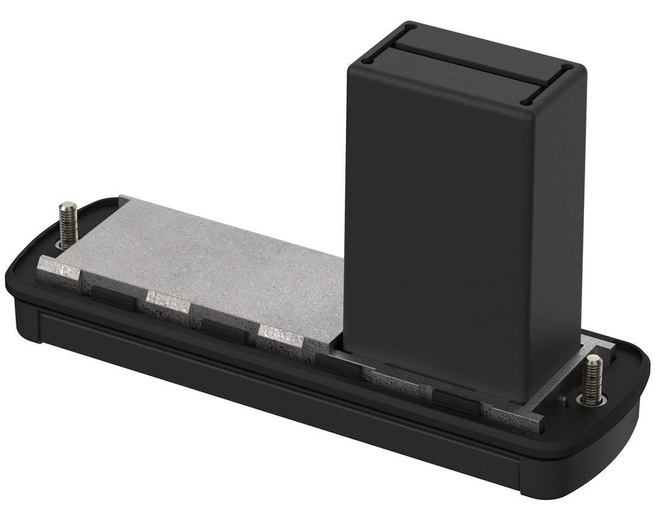 BOPLA ABM 1000 AL BE (84102100) - mounting lid with removable aluminium cap and compartment for 9V block battery for AB 1000