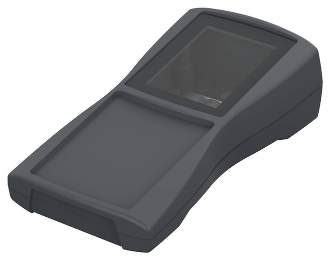BOPLA BS 501 DIS-7024 (82501224) - obudowa z ABS z oknem wyświetlacza i pojemnikiem na baterie (140,3 x 72,9 x 31,3 mm)