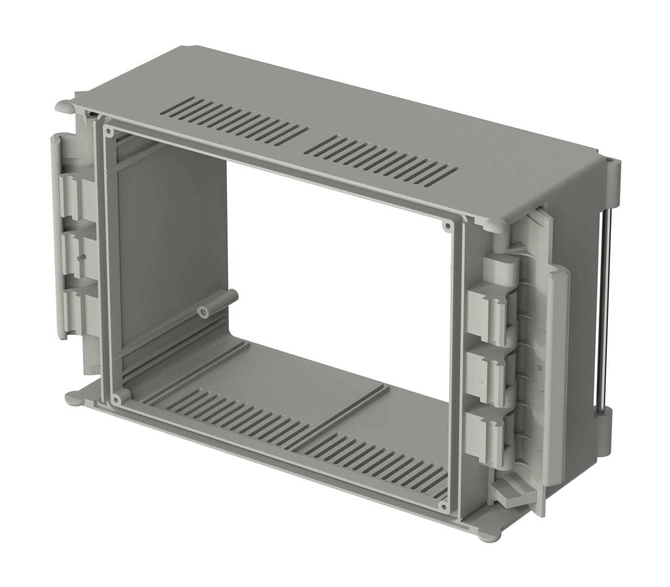 Bopla BC 6000 L-1 (79002000) - basic element 1.0 (88.25 mm deep) with air vents CombiCard 5000-7000 enclosure (226 x 146 x 88 mm, 3U 30HP)