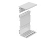 Bopla ARPG 75/31-52,5 (87030525) - split profile of the Alurail enclosure base (25.5 x 75 x 42.5 mm)