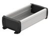 BOPLA ELPU 1050-0200 DW (83057200.S7) - aluminium profile, open on one side with wall brackets (106 x 52 x 200 mm)