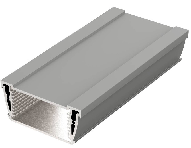 Bopla  ASP 830-0150 9006 (94111150) -  asymetryczny profil aluminiowy zamknięty  (74 x 32,8 x 150 mm)