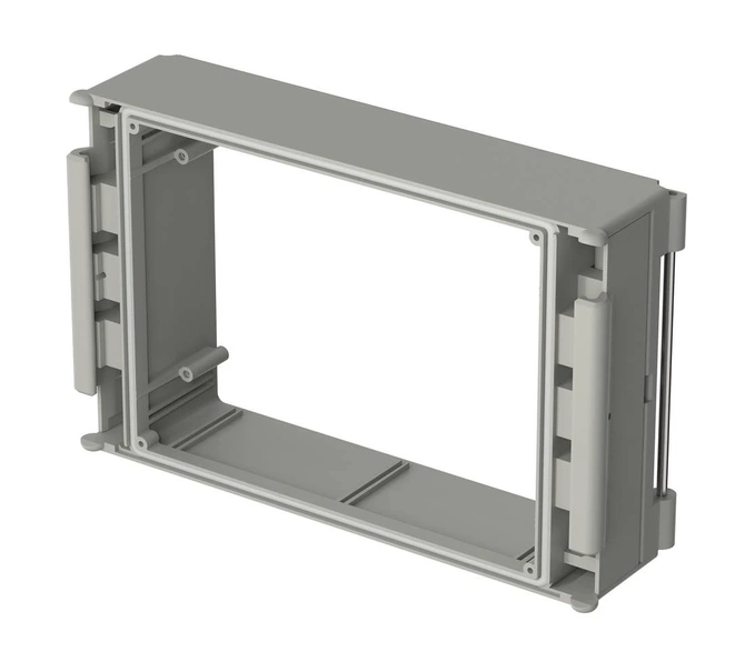 Bopla BC 6000 -0,5 (79001100) - podstawa 0.5 (51.51 mm deep)  z uszczelką i zawiasami, bez wentylacji obudowy CombiCard 5000-7000 (226 x 146 x 51 mm, 3U 30HP)