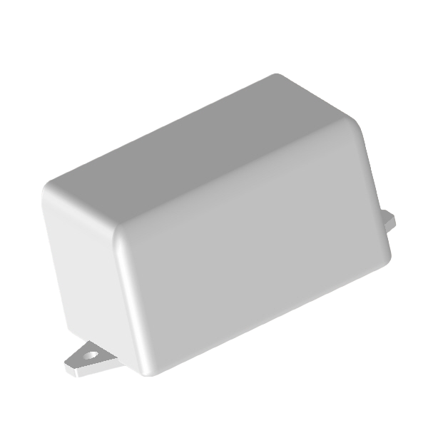 Teko - SMART series (SR03-E.7) - universal enclosure in white (71,5 x 38,3 x 40,9 mm)