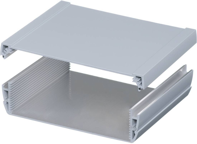 Bopla ASPH 1850-0200 9006 (94241200) - enclosure profiles, horizontally-divided (187 x 54.6 x 200 mm)
