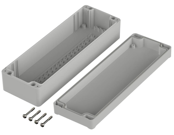 Bopla EM 224 LP (62224300) - PC enclosure without recess in the cover (240 x 80 x 60 mm)