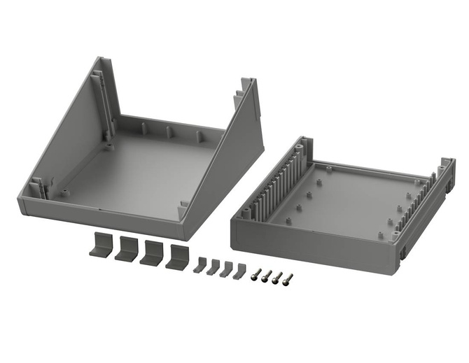 Bopla UMP 32018 (45320180) - enclosure with membrane keypad area (157.5 x 198.9 x 120.4 mm)