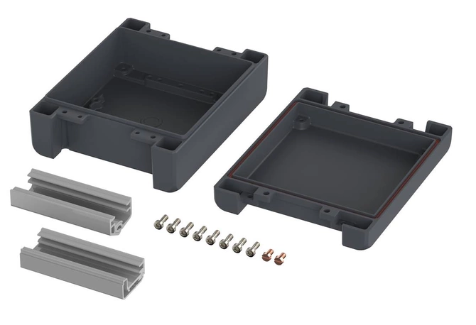 Bopla BA 141306 SIL-7024 (00113224.SIL) - enclosure with silicon lid, hinged (159 x 128 x 60 mm)