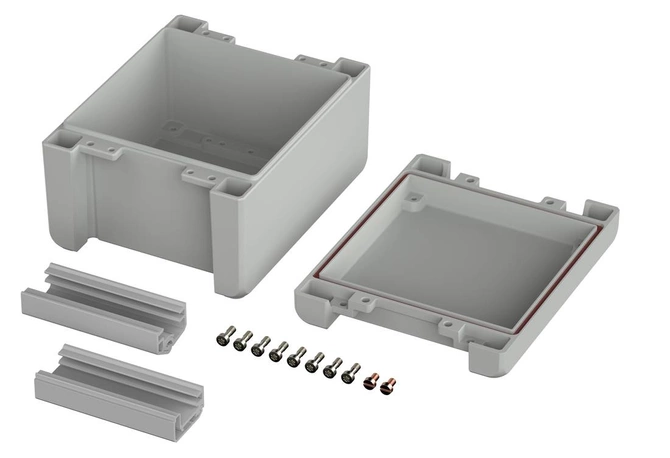 Bopla BA 141309 SIL-7035 (00113235.SIL) - enclosure with silicon lid, hinged (159 x 128 x 90 mm)