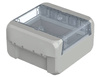 Bopla B 080805 PC-V0-G 7035 (96021115) - universal enclosure with crystal-clear lid (89 x 80 x 47 mm)